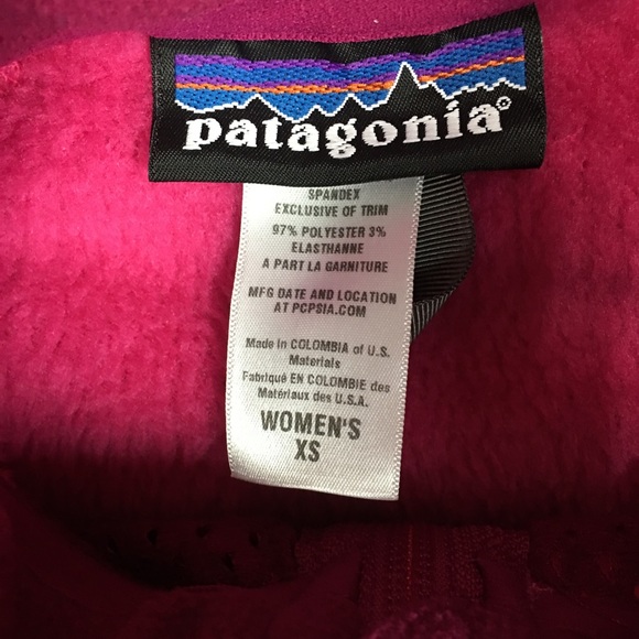 PATAGONIA Pink Polartec Fleece Vest Size XS - Picture 4 of 7